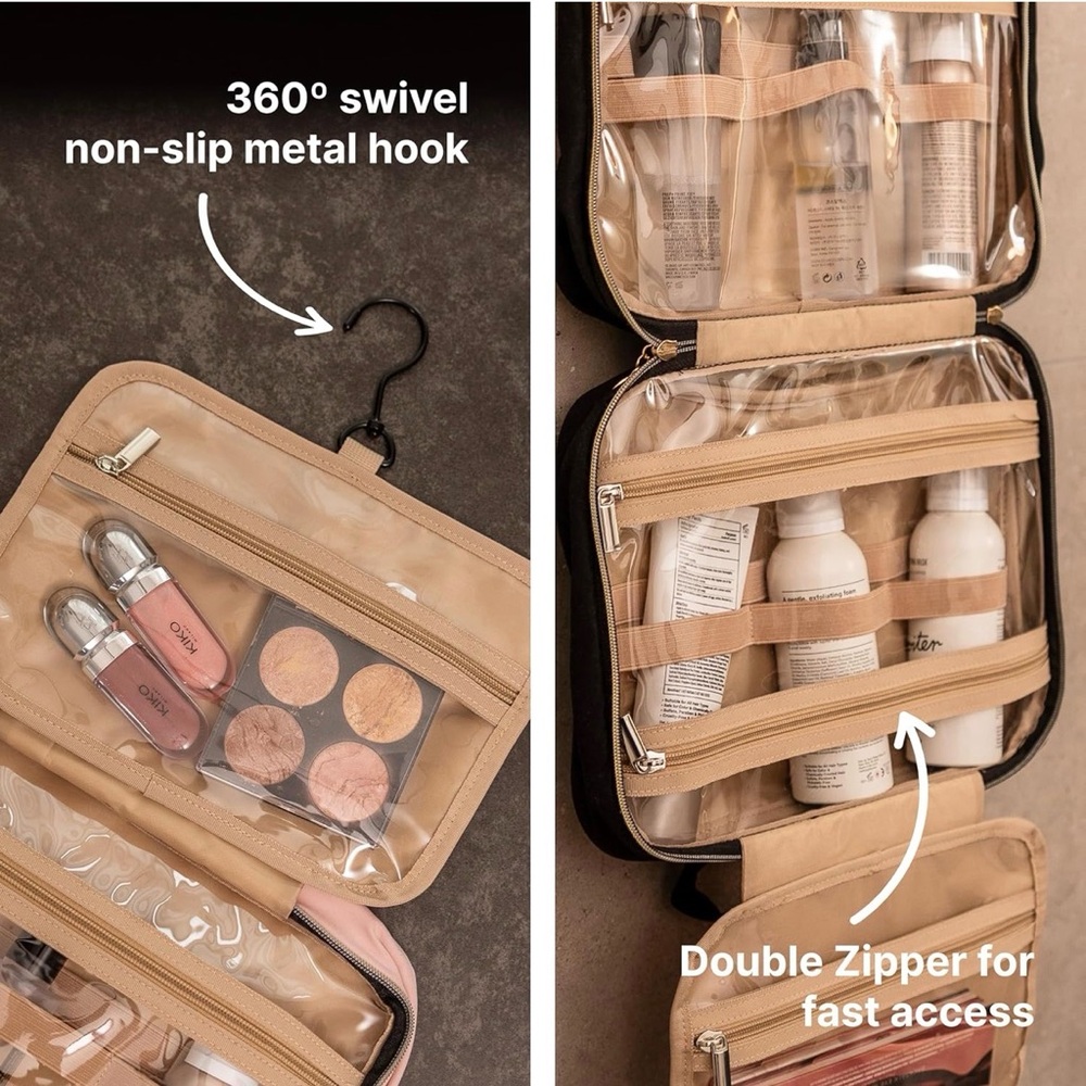 Carrywell Toiletry Bag Travel Bag with Hanging hook 🪝 - Picture 2 of 9